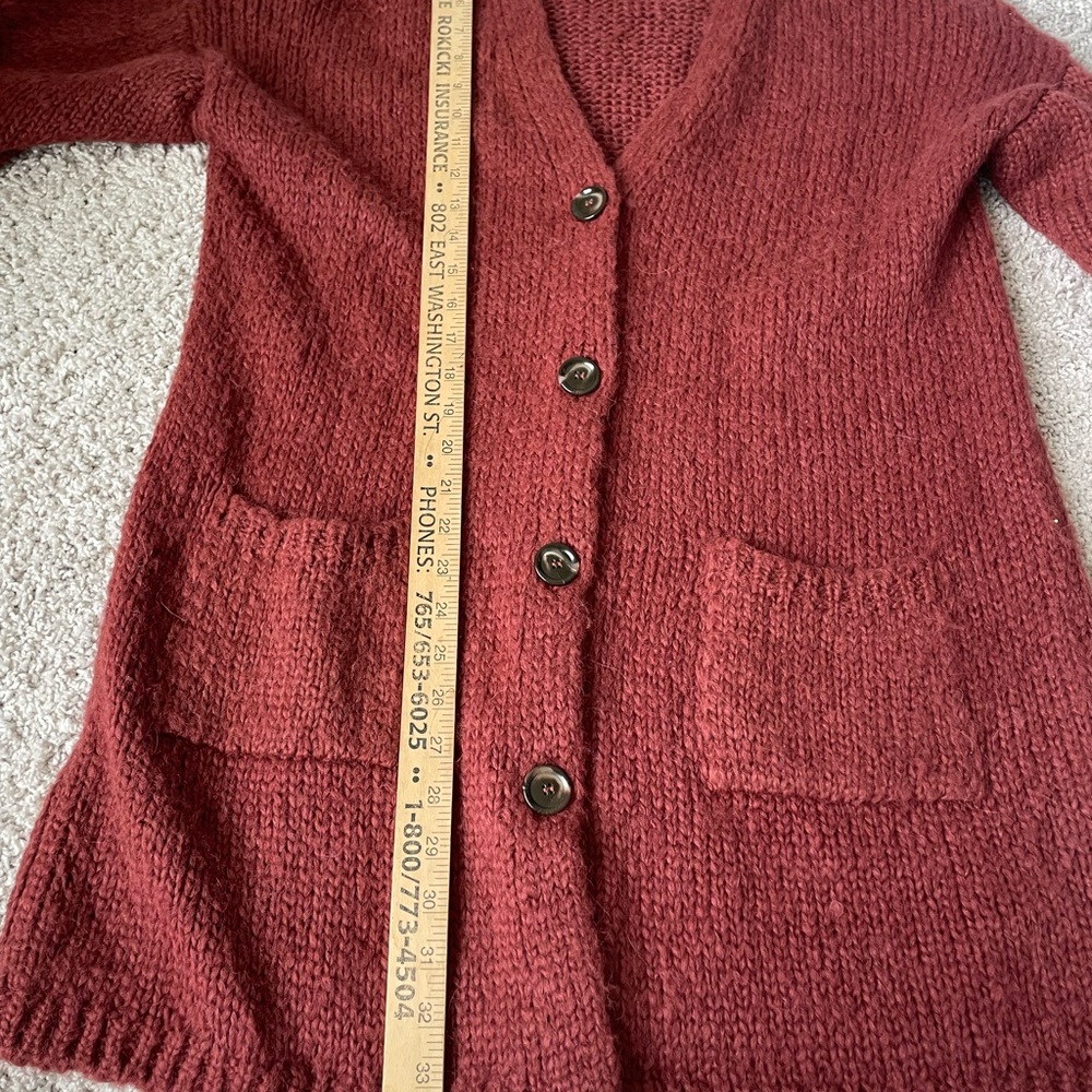 Sita Murt Alpaca Blend oversized Cardigan Sweater Duster button cozy soft girl - Picture 12 of 16